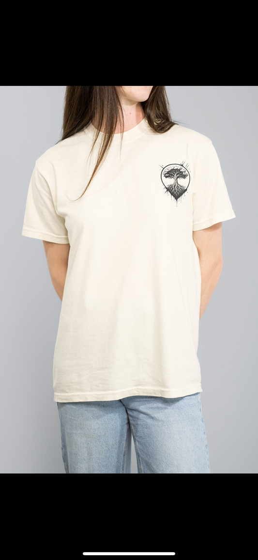 Color Below Surface Logo Tee